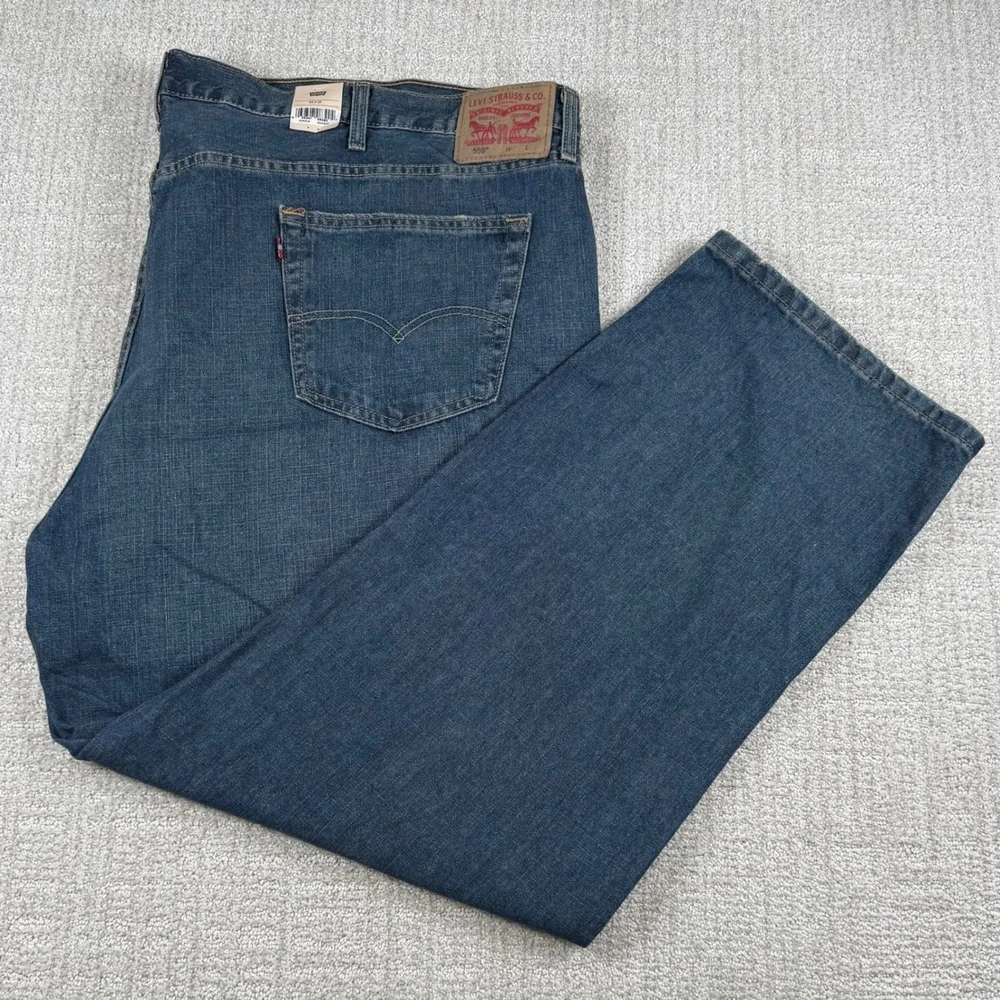 NEW Levi's 559 Mens 54x32 Relaxed Straight Leg Denim Blue Jeans